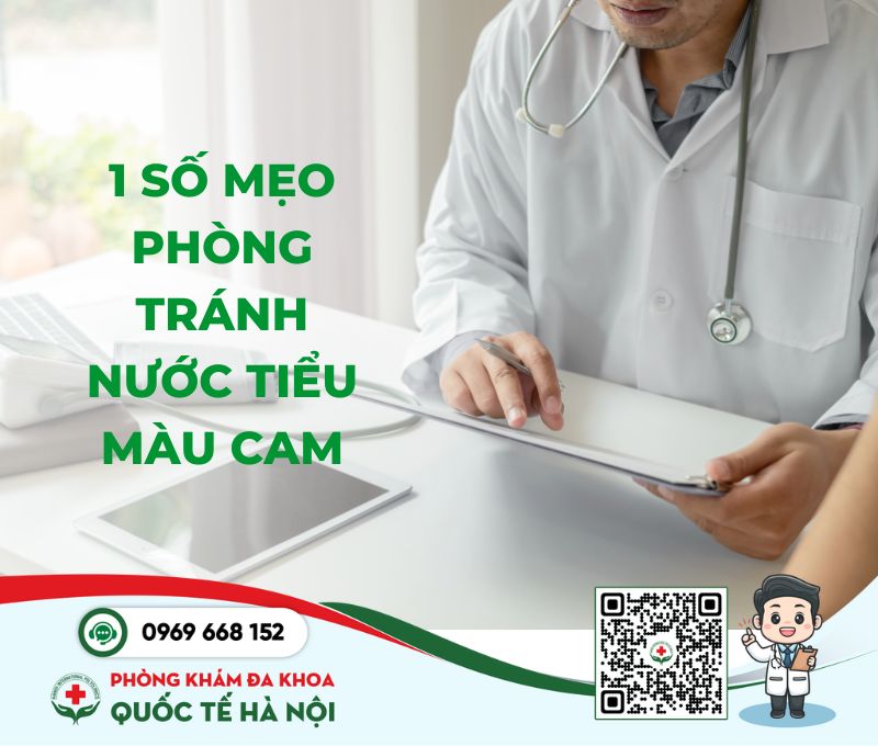 Cách phòng tránh tình trạng nước tiểu màu cam