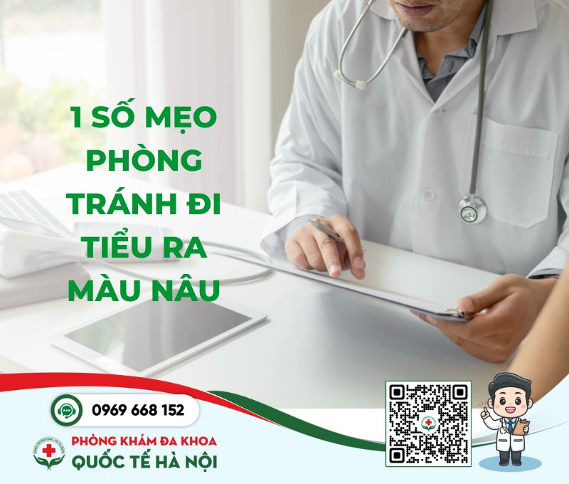 Cách phòng tránh đi tiểu ra màu nâu